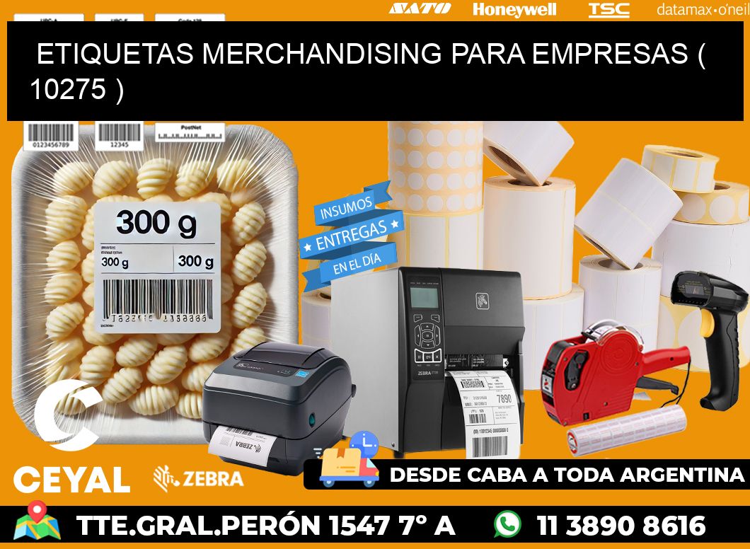 ETIQUETAS MERCHANDISING PARA EMPRESAS ( 10275 )