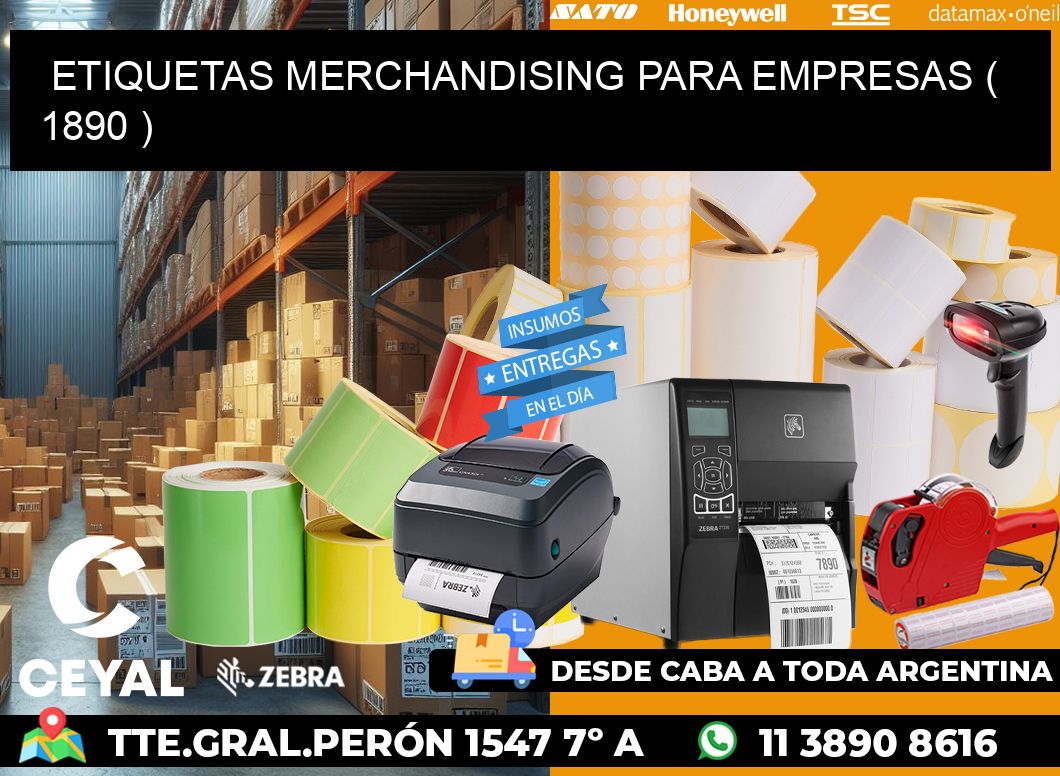 ETIQUETAS MERCHANDISING PARA EMPRESAS ( 1890 )