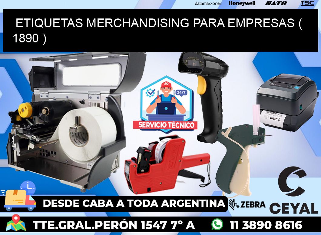 ETIQUETAS MERCHANDISING PARA EMPRESAS ( 1890 )