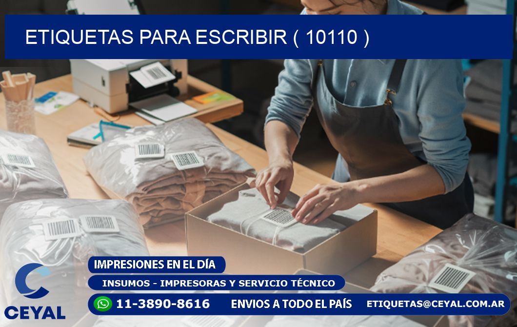 ETIQUETAS PARA ESCRIBIR ( 10110 )