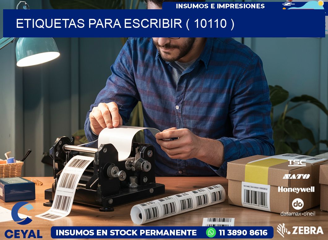 ETIQUETAS PARA ESCRIBIR ( 10110 )