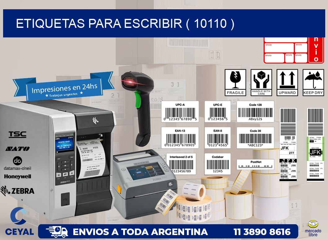 ETIQUETAS PARA ESCRIBIR ( 10110 )