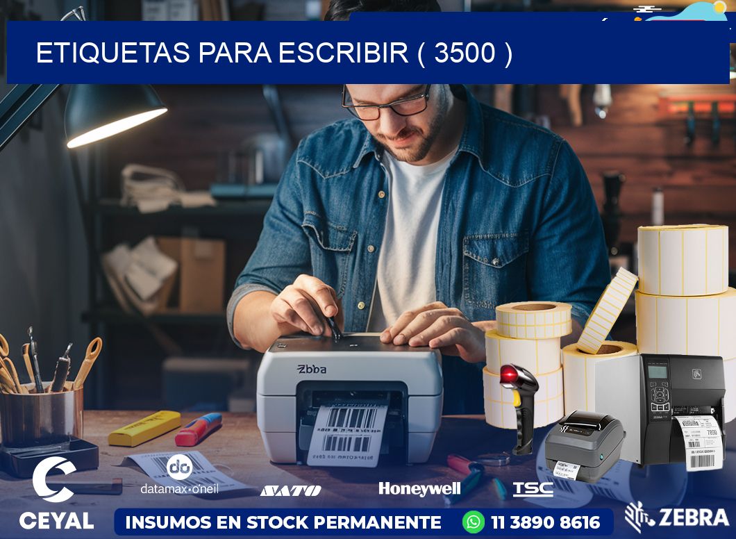 ETIQUETAS PARA ESCRIBIR ( 3500 )