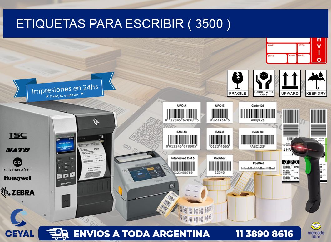 ETIQUETAS PARA ESCRIBIR ( 3500 )