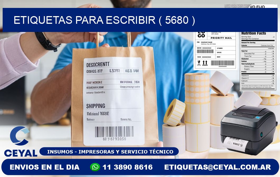 ETIQUETAS PARA ESCRIBIR ( 5680 )