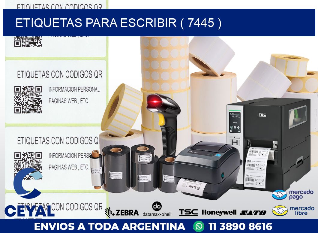 ETIQUETAS PARA ESCRIBIR ( 7445 )