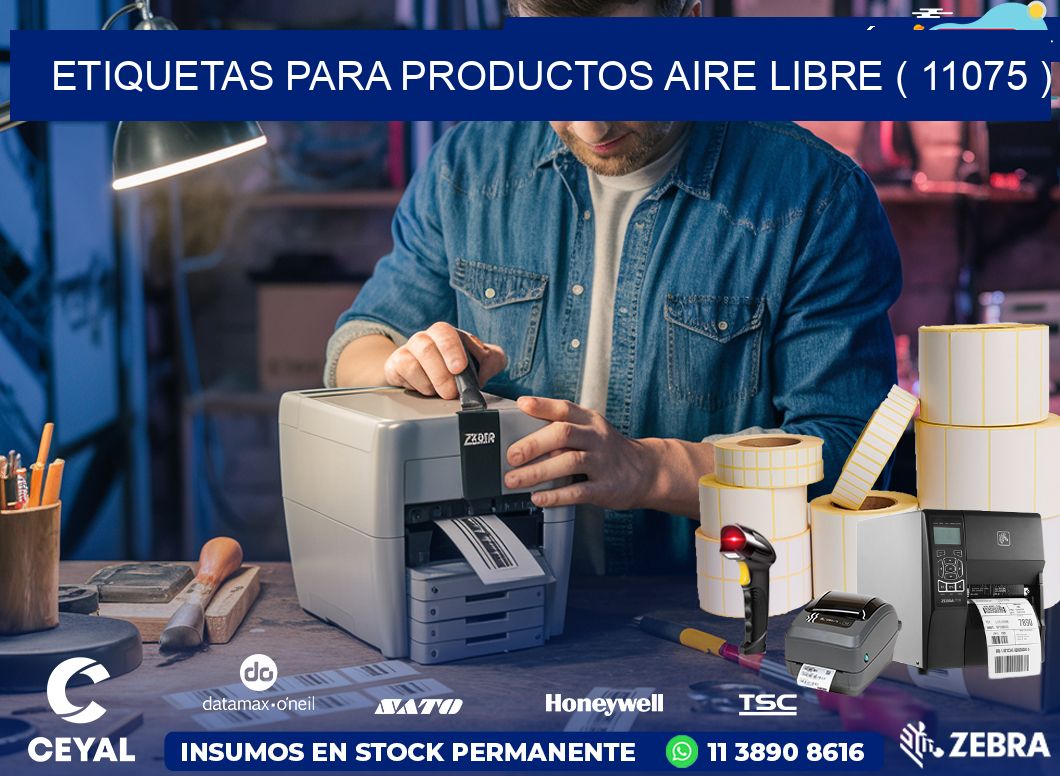 ETIQUETAS PARA PRODUCTOS AIRE LIBRE ( 11075 )