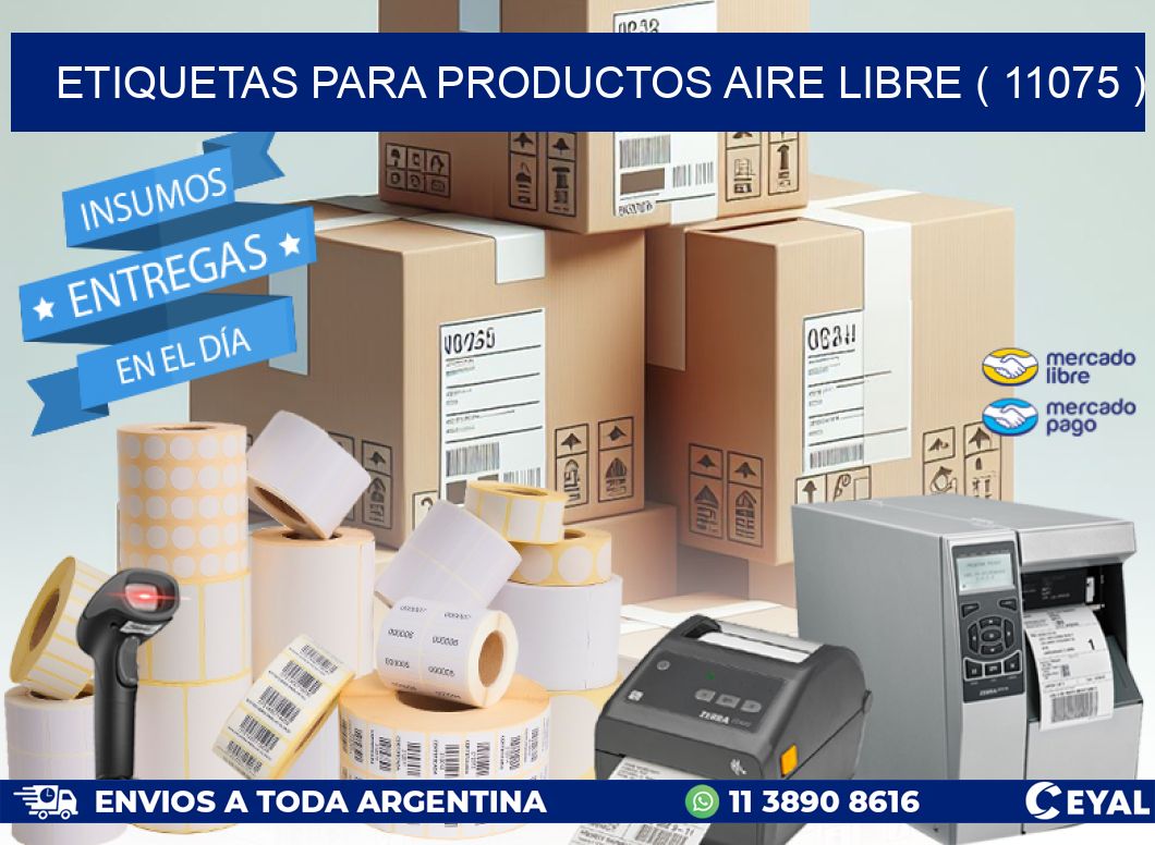 ETIQUETAS PARA PRODUCTOS AIRE LIBRE ( 11075 )