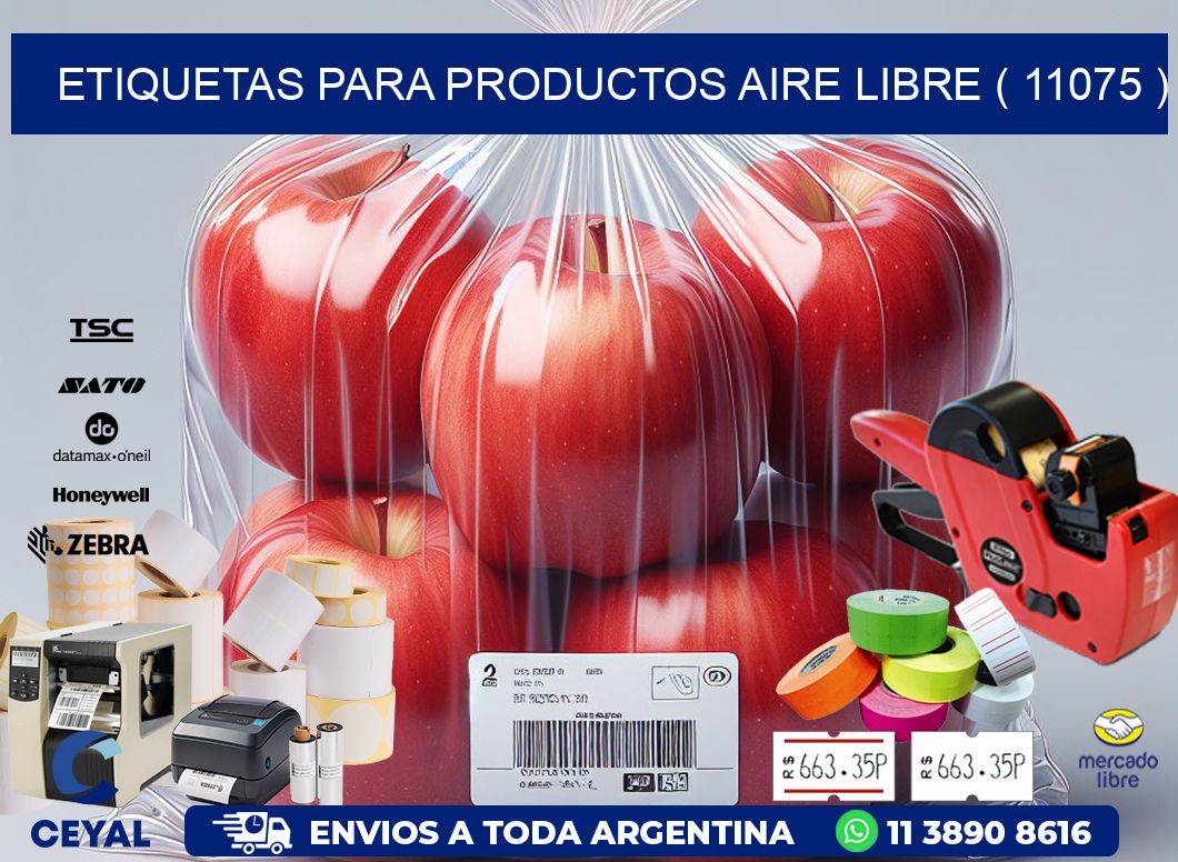 ETIQUETAS PARA PRODUCTOS AIRE LIBRE ( 11075 )