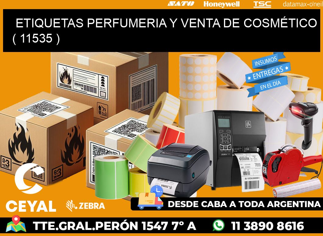 ETIQUETAS PERFUMERIA Y VENTA DE COSMÉTICO ( 11535 )