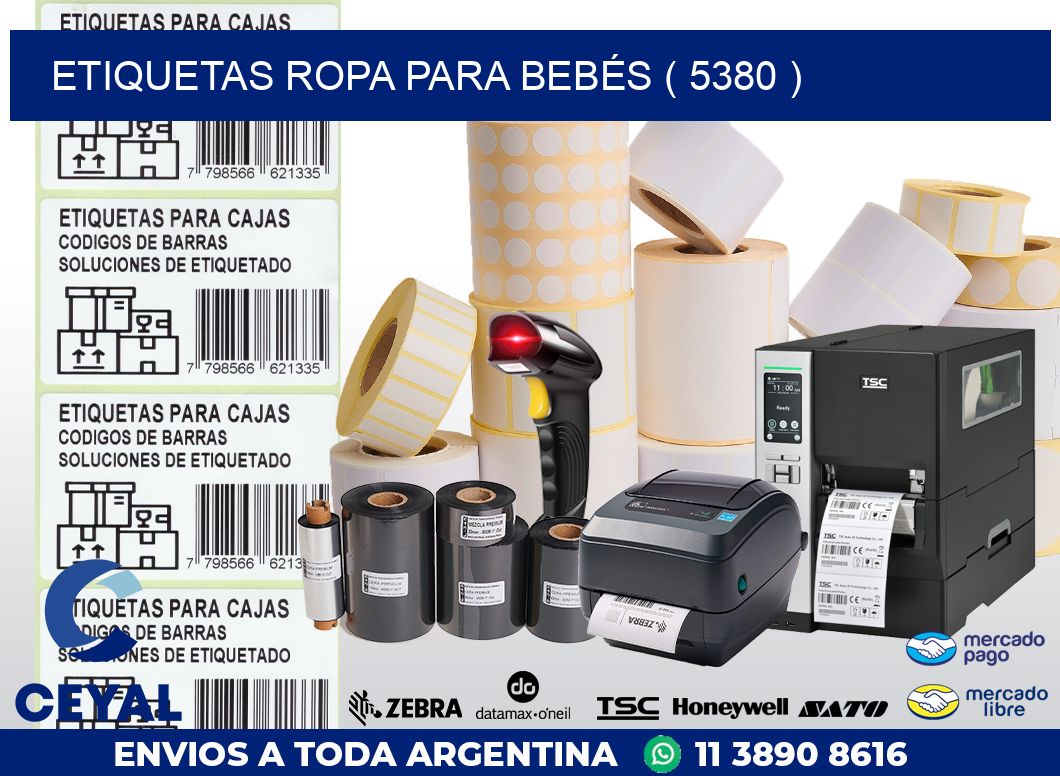 ETIQUETAS ROPA PARA BEBÉS ( 5380 )