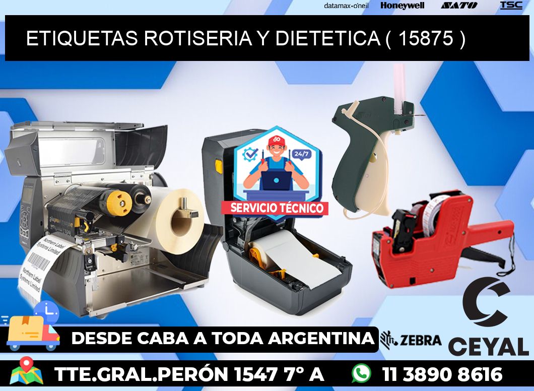 ETIQUETAS ROTISERIA Y DIETETICA ( 15875 )