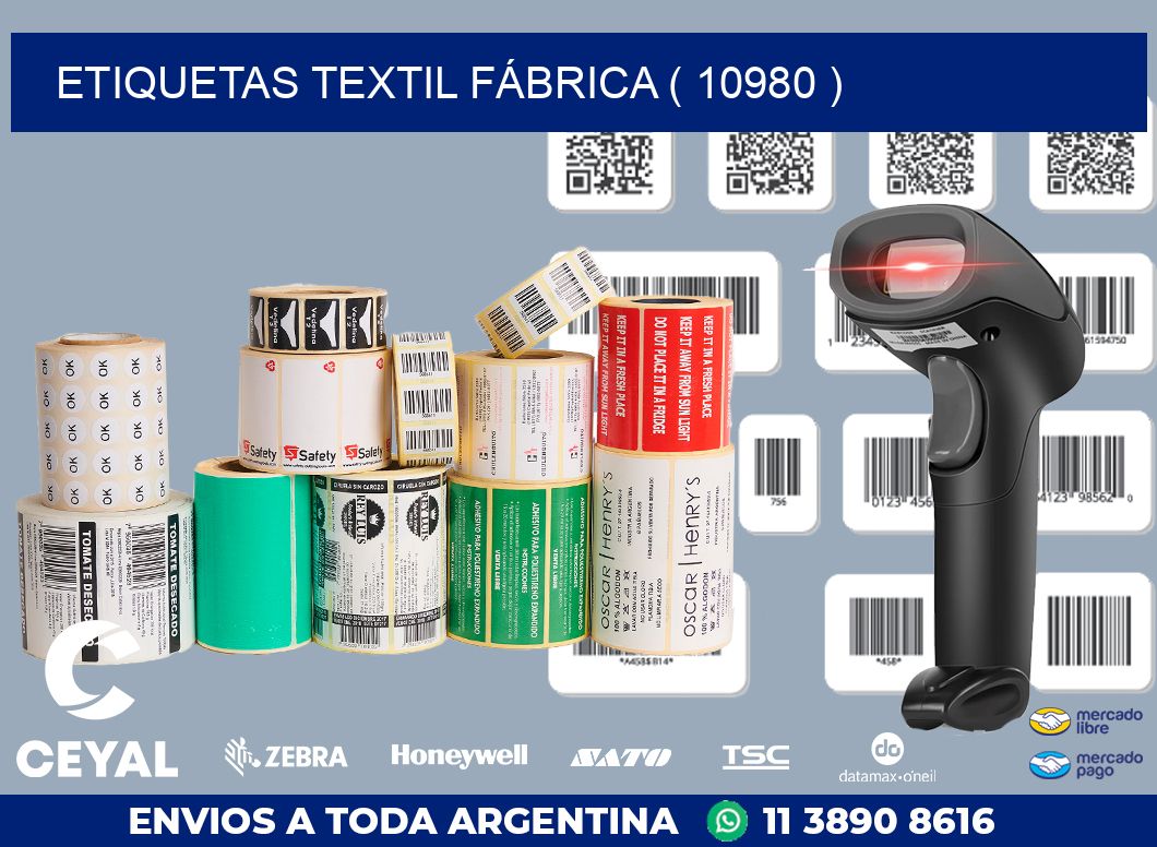 ETIQUETAS TEXTIL FÁBRICA ( 10980 )