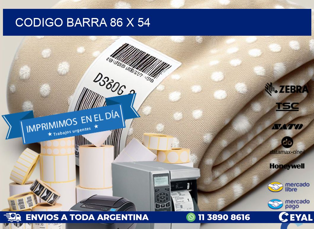 CODIGO BARRA 86 x 54