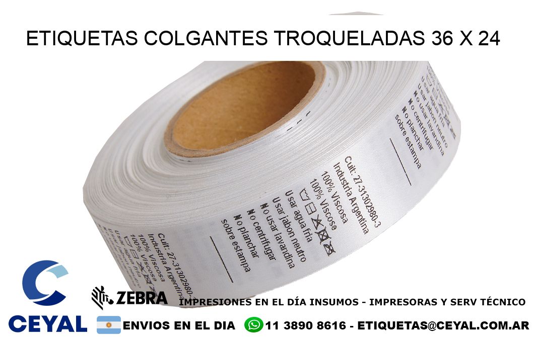 ETIQUETAS COLGANTES TROQUELADAS 36 x 24