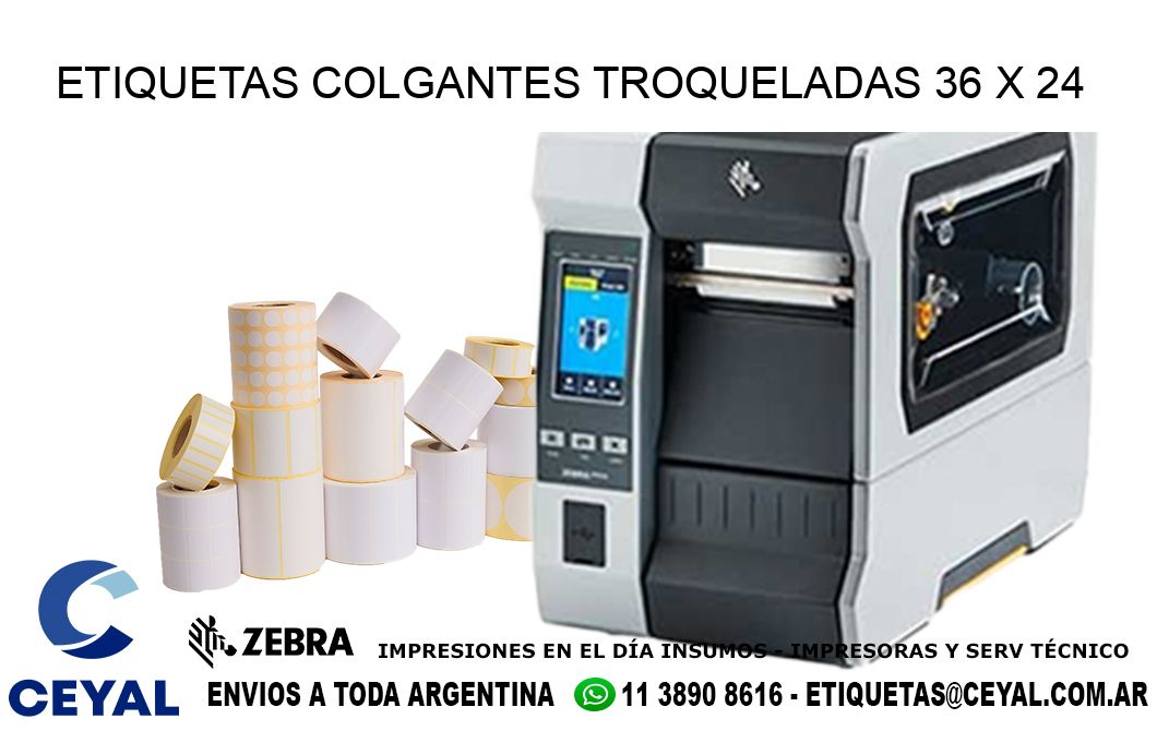 ETIQUETAS COLGANTES TROQUELADAS 36 x 24