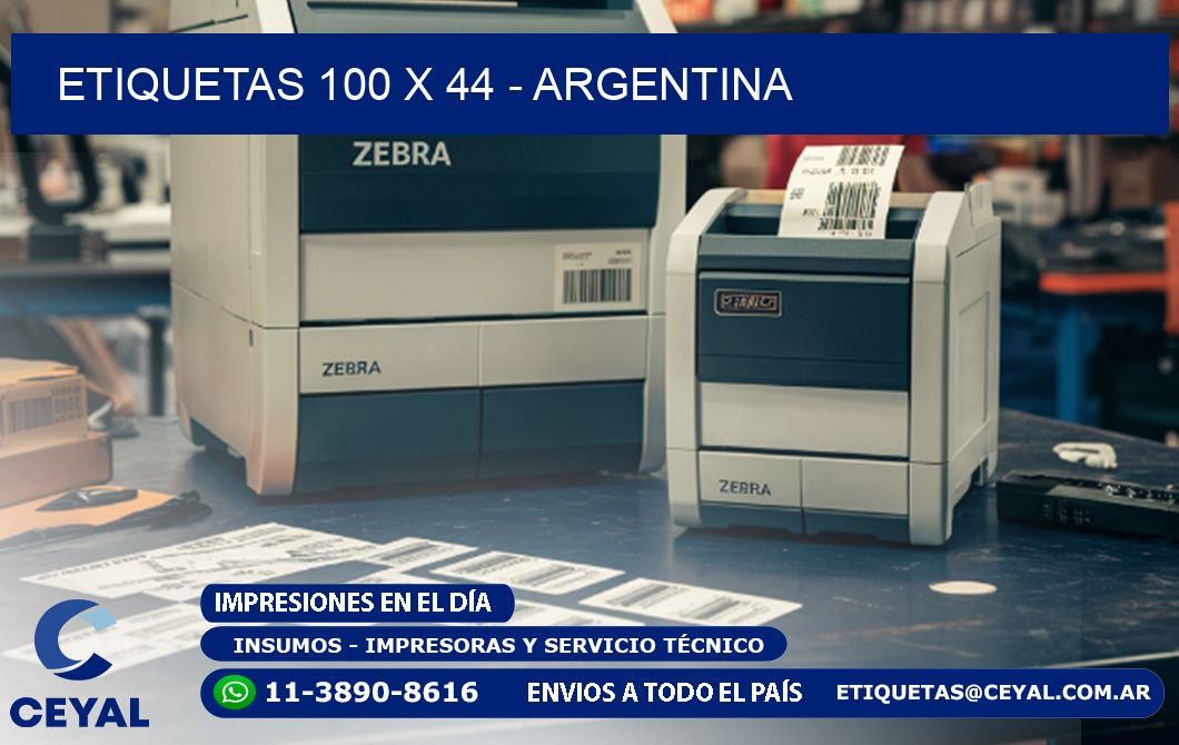 ETIQUETAS 100 x 44 - ARGENTINA