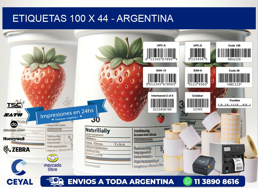 ETIQUETAS 100 x 44 - ARGENTINA