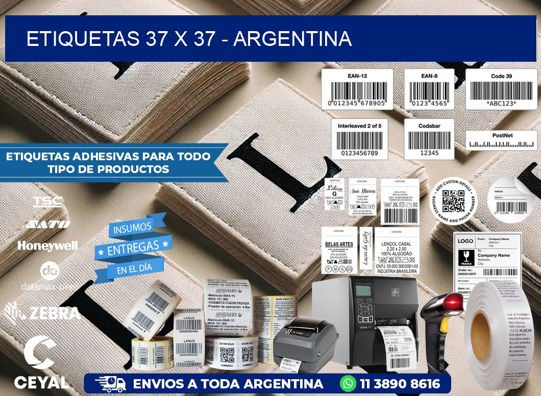 ETIQUETAS 37 x 37 – ARGENTINA