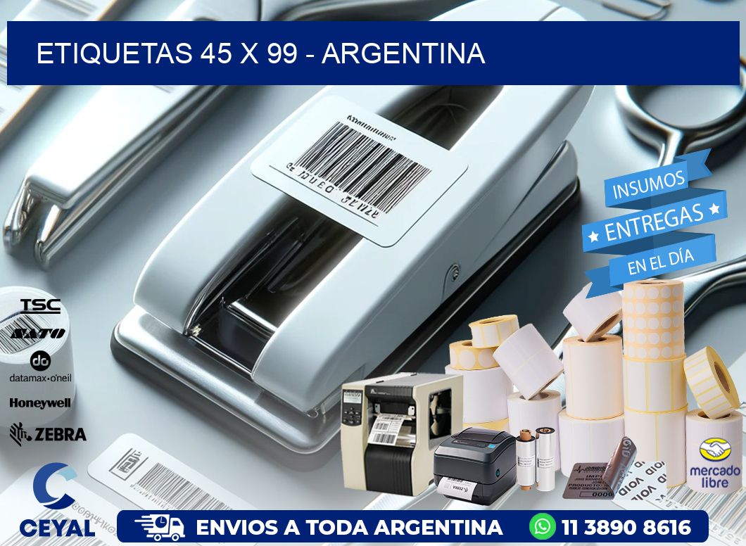 ETIQUETAS 45 x 99 - ARGENTINA