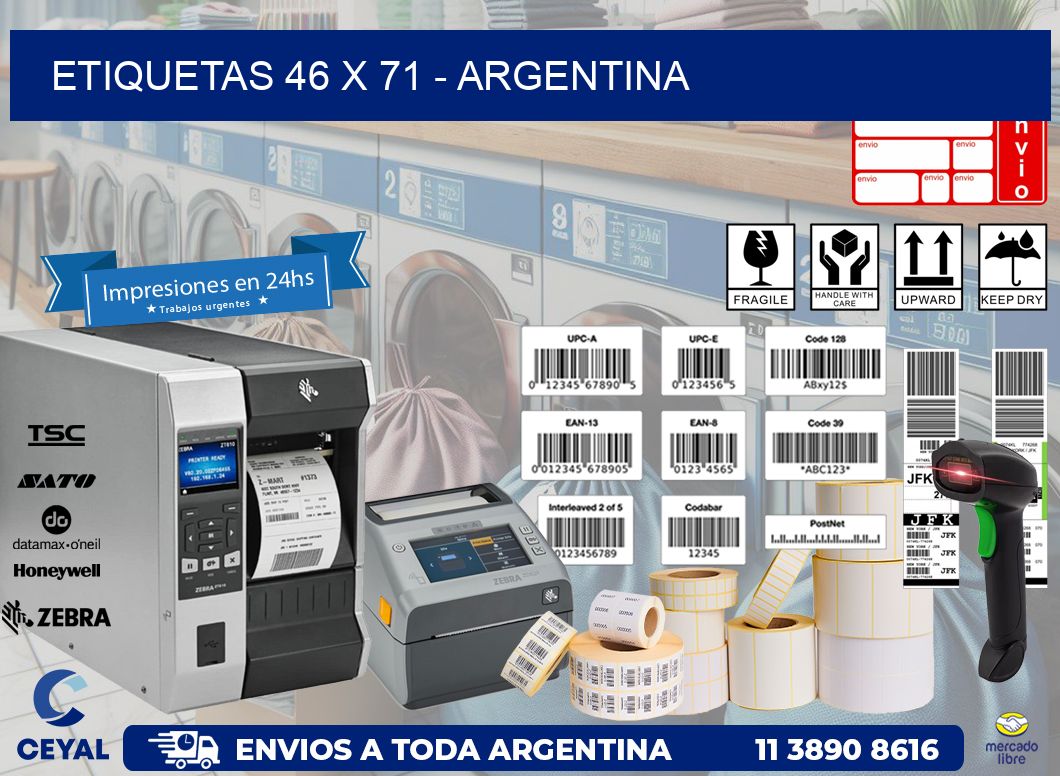 ETIQUETAS 46 x 71 - ARGENTINA