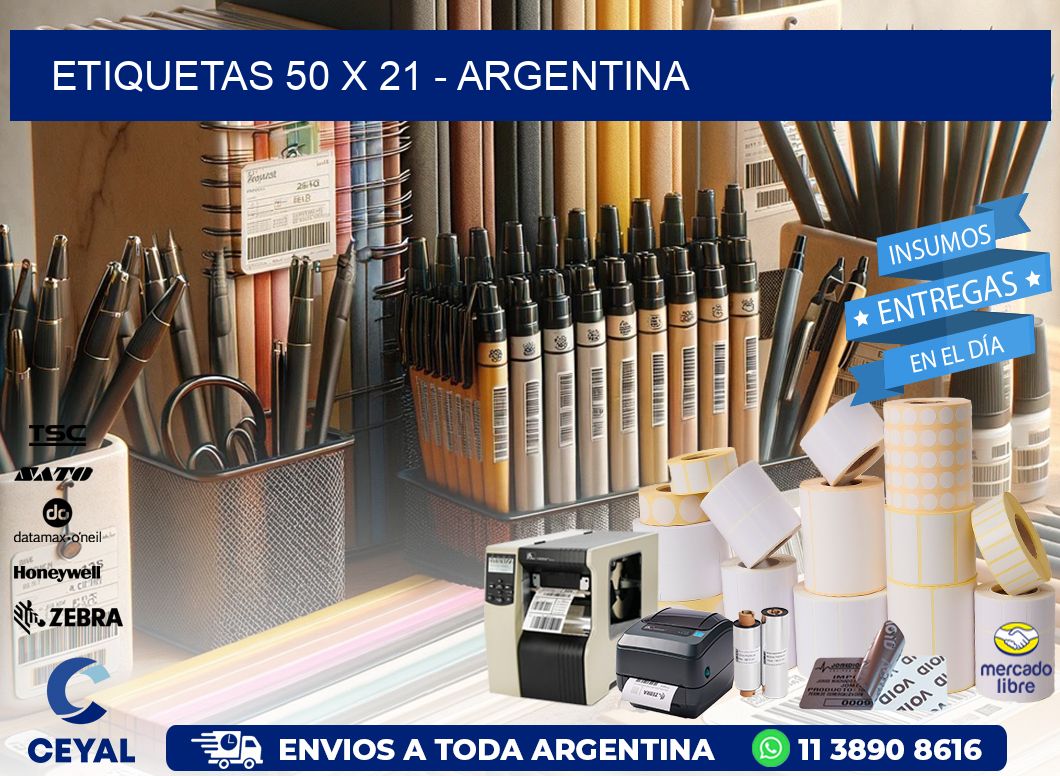 ETIQUETAS 50 x 21 - ARGENTINA