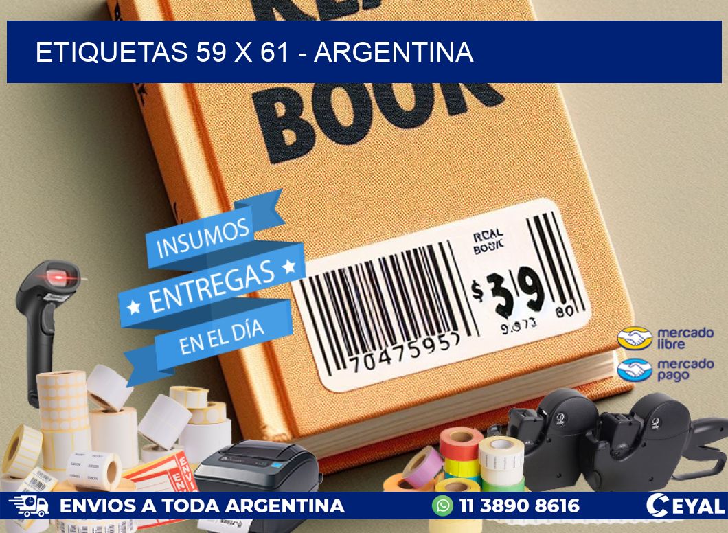 ETIQUETAS 59 x 61 - ARGENTINA