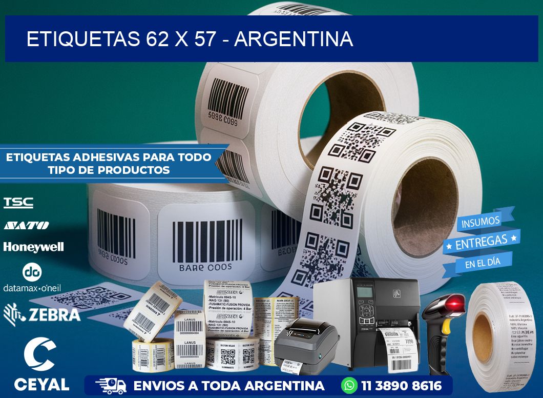 ETIQUETAS 62 x 57 – ARGENTINA