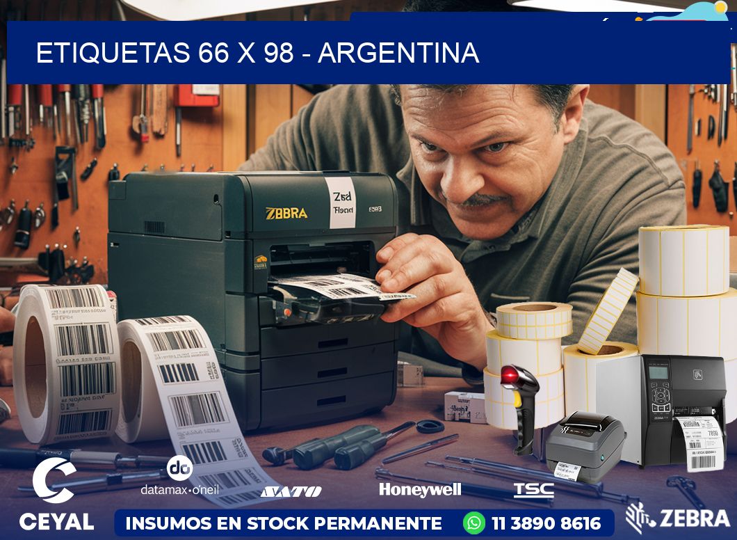 ETIQUETAS 66 x 98 - ARGENTINA