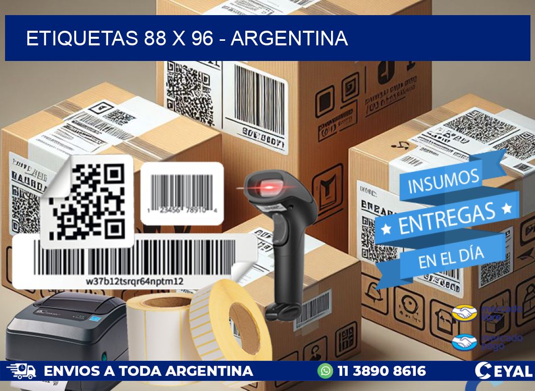 ETIQUETAS 88 x 96 - ARGENTINA