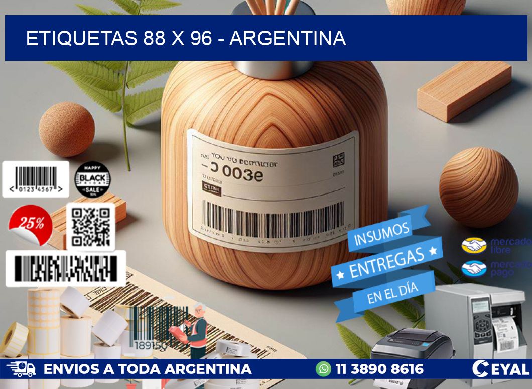 ETIQUETAS 88 x 96 - ARGENTINA