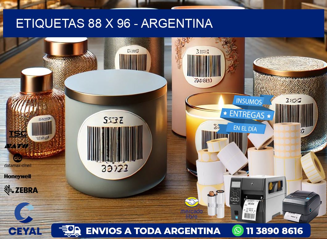 ETIQUETAS 88 x 96 - ARGENTINA