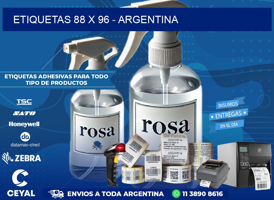 ETIQUETAS 88 x 96 – ARGENTINA