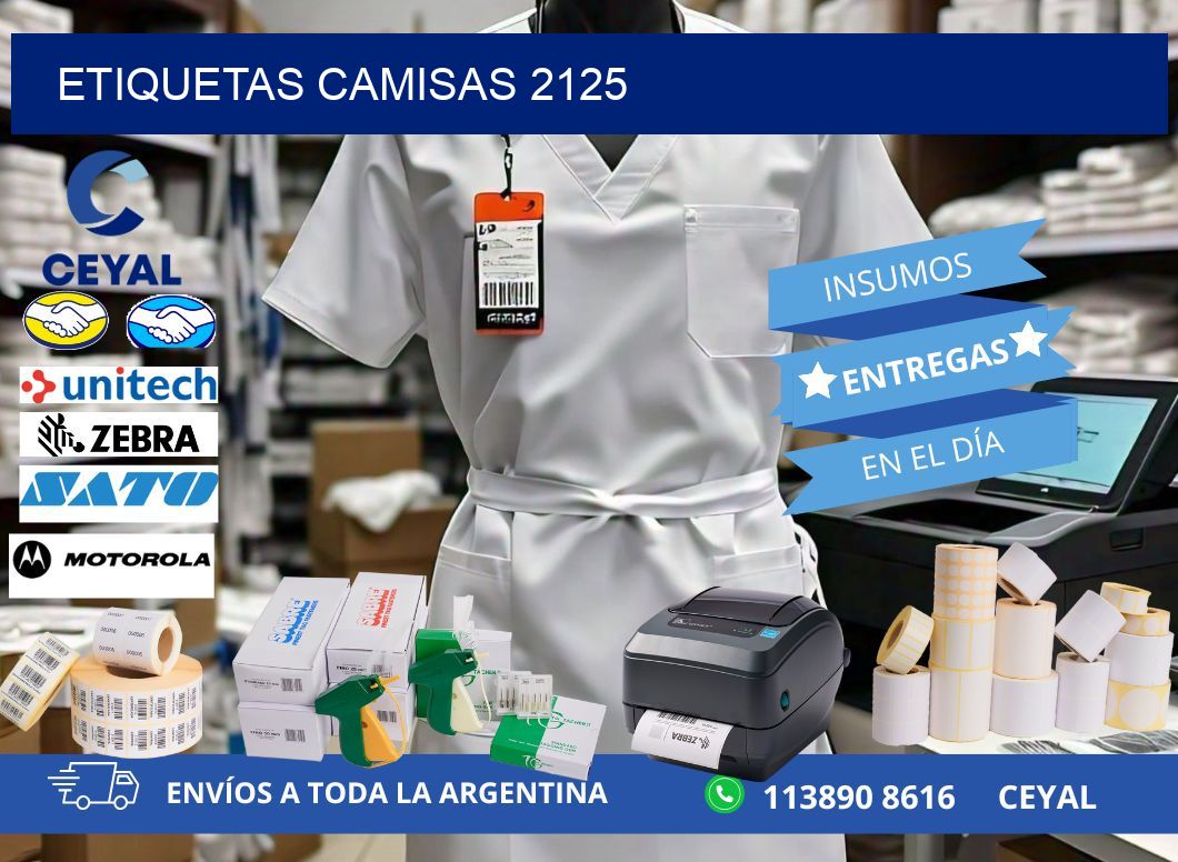 ETIQUETAS CAMISAS 2125