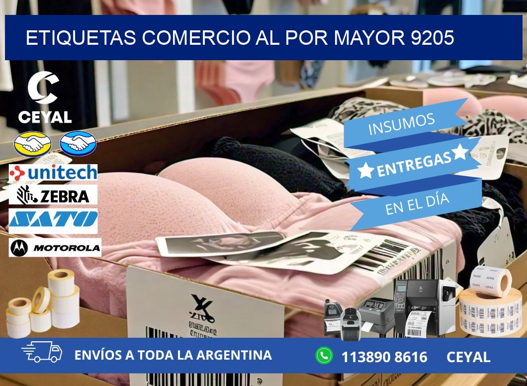 ETIQUETAS COMERCIO AL POR MAYOR 9205