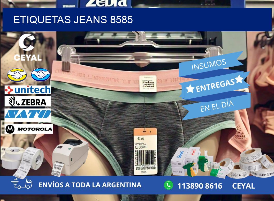 ETIQUETAS JEANS 8585