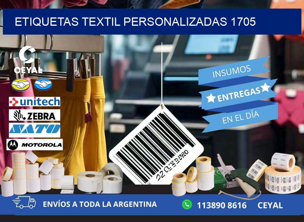 ETIQUETAS TEXTIL PERSONALIZADAS 1705