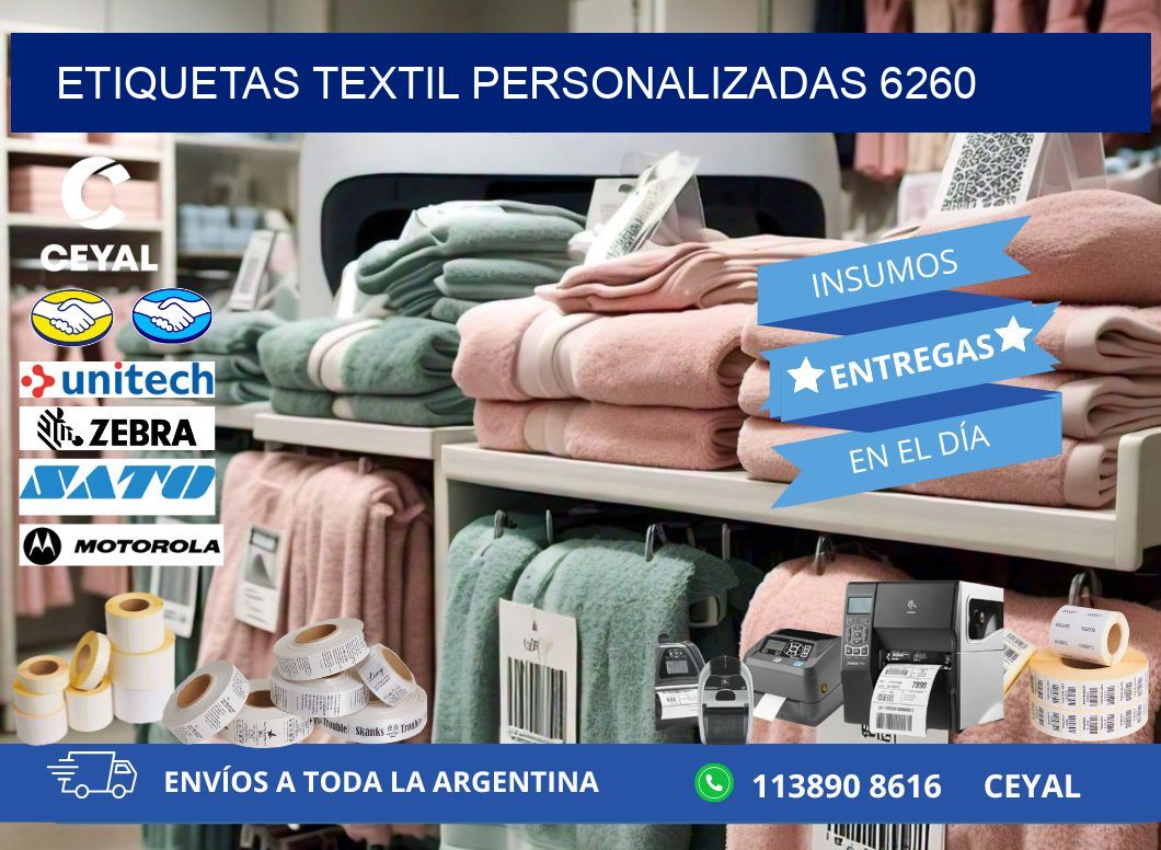 ETIQUETAS TEXTIL PERSONALIZADAS 6260