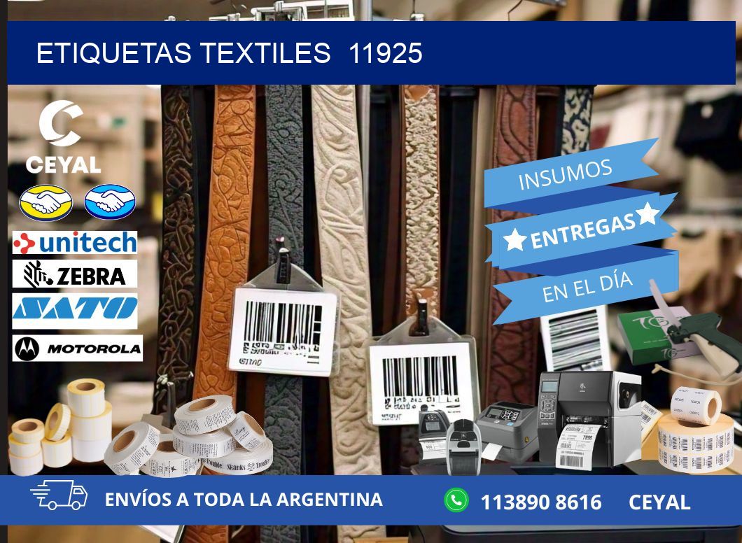 ETIQUETAS TEXTILES  11925