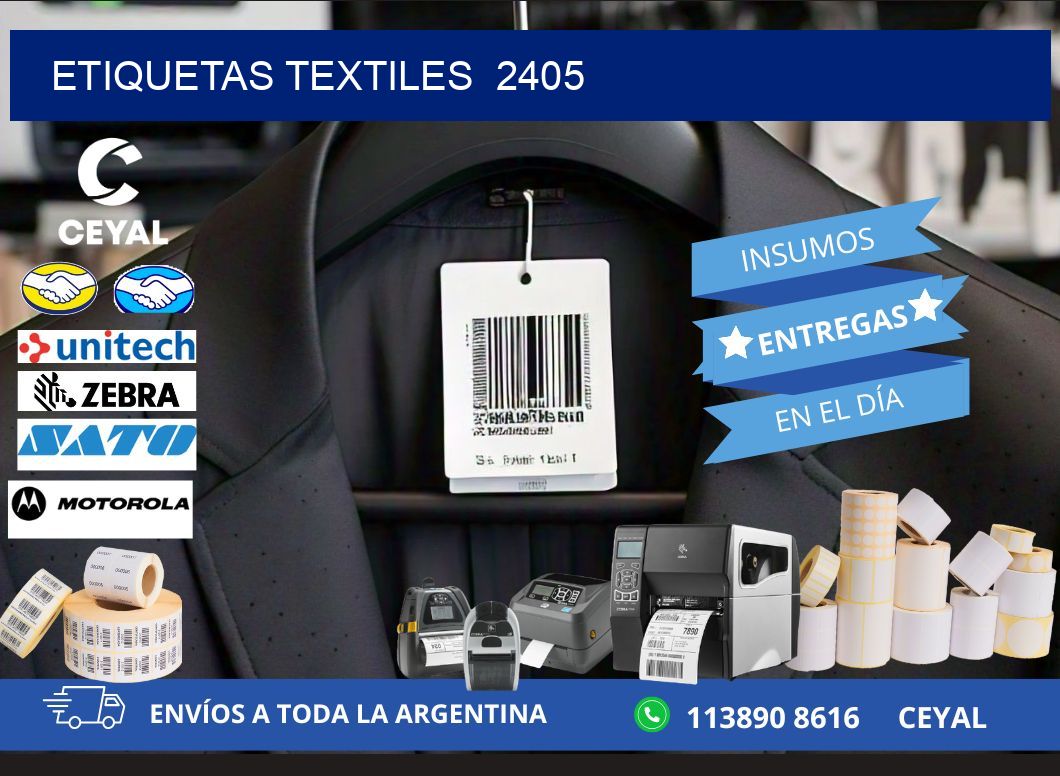 ETIQUETAS TEXTILES  2405