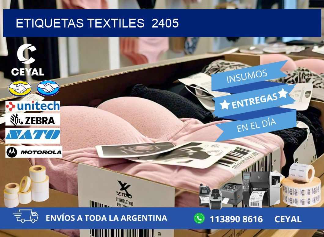 ETIQUETAS TEXTILES  2405