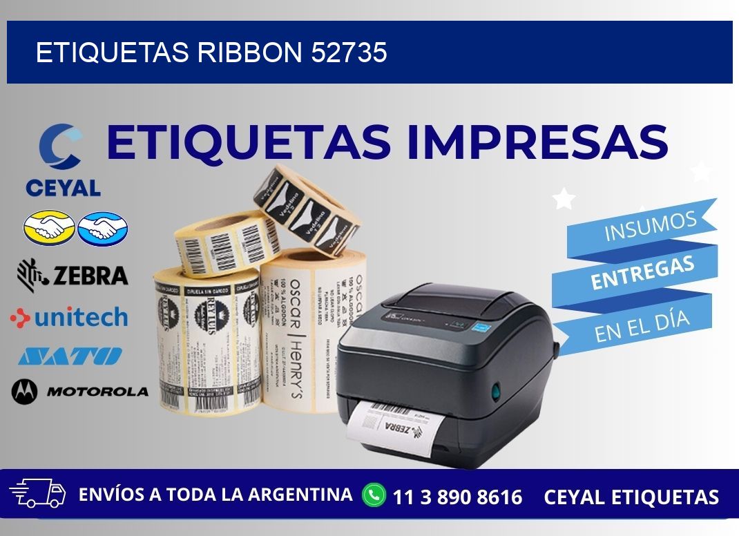 ETIQUETAS RIBBON 52735