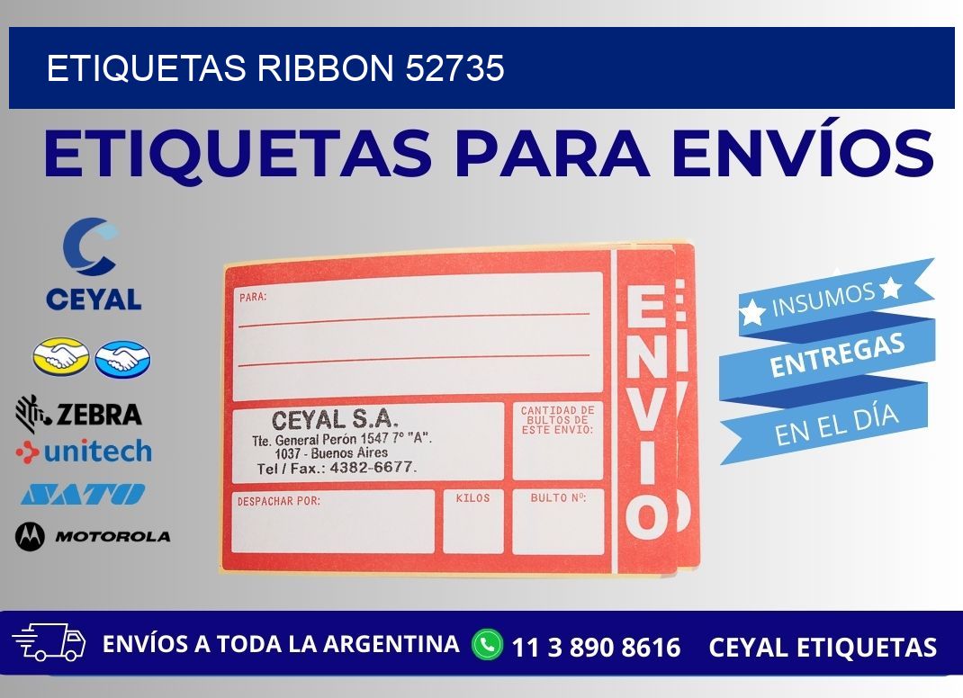 ETIQUETAS RIBBON 52735