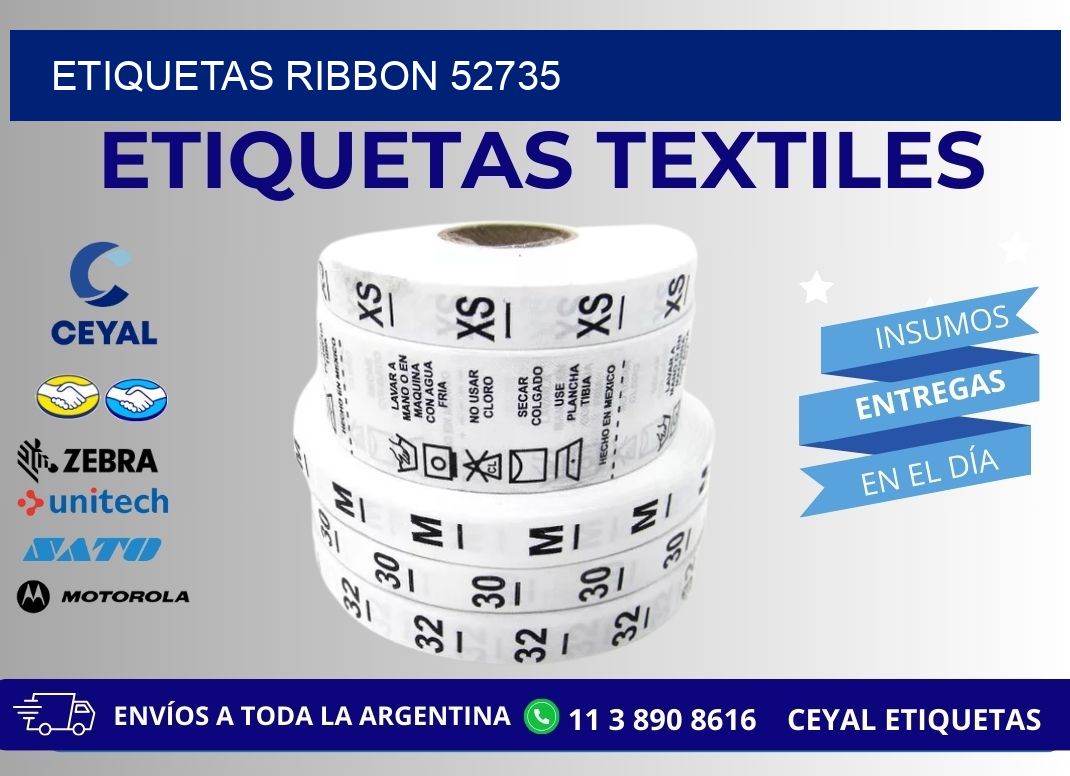 ETIQUETAS RIBBON 52735