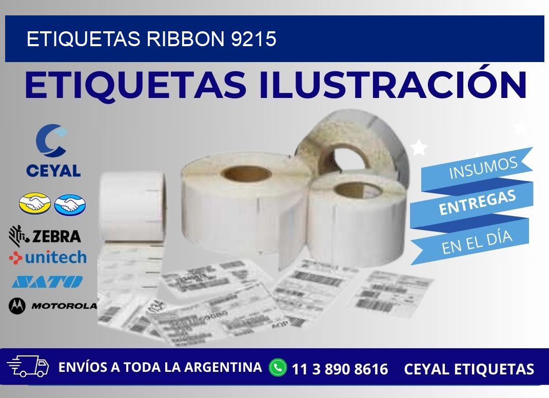 ETIQUETAS RIBBON 9215