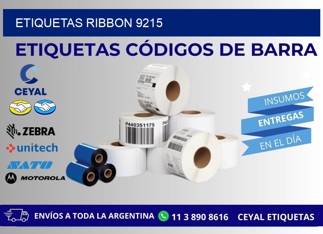 ETIQUETAS RIBBON 9215