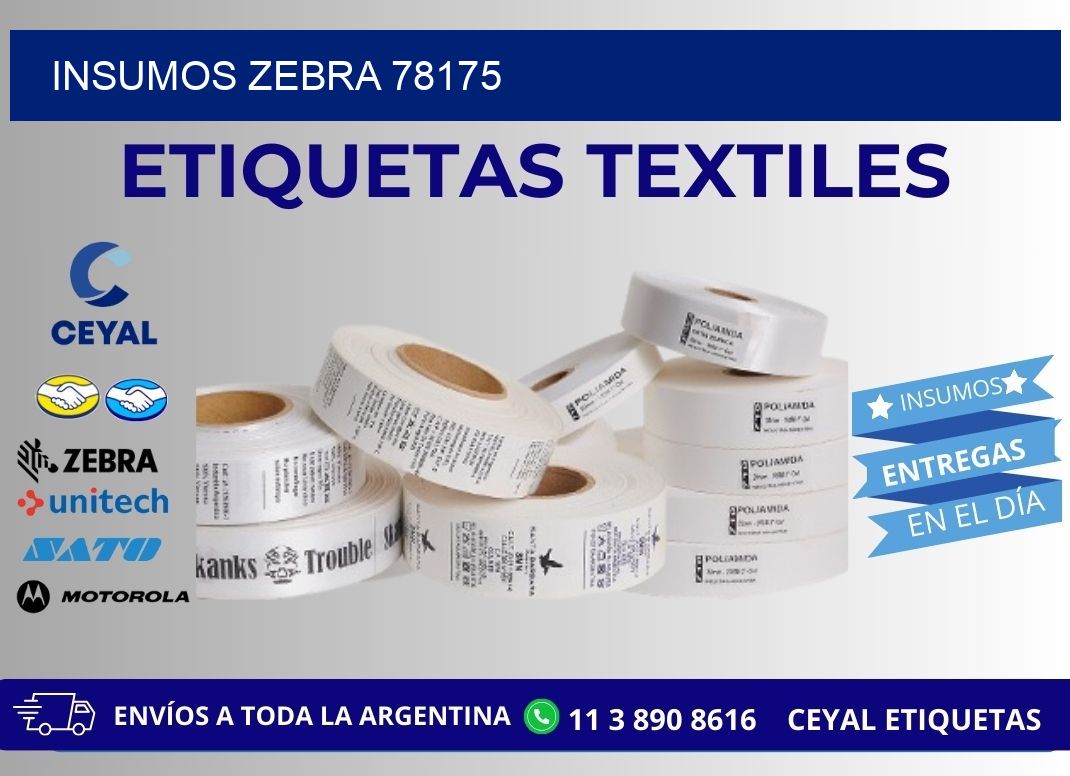 INSUMOS ZEBRA 78175