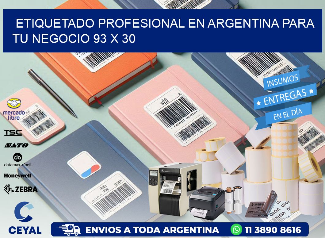 Etiquetado Profesional en Argentina para tu Negocio 93 x 30