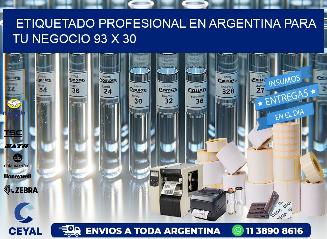 Etiquetado Profesional en Argentina para tu Negocio 93 x 30