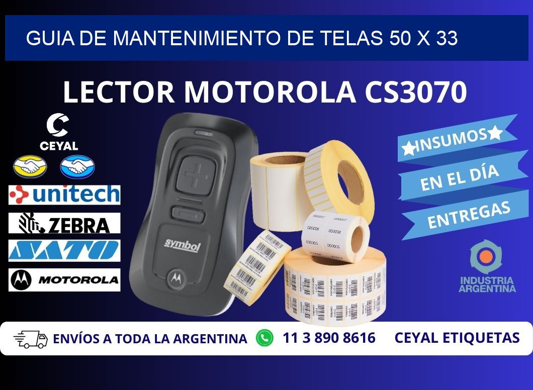 Guia de Mantenimiento de Telas 50 x 33